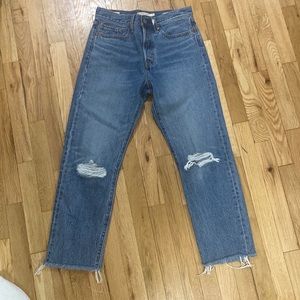 Levi’s high rise wedgie straight